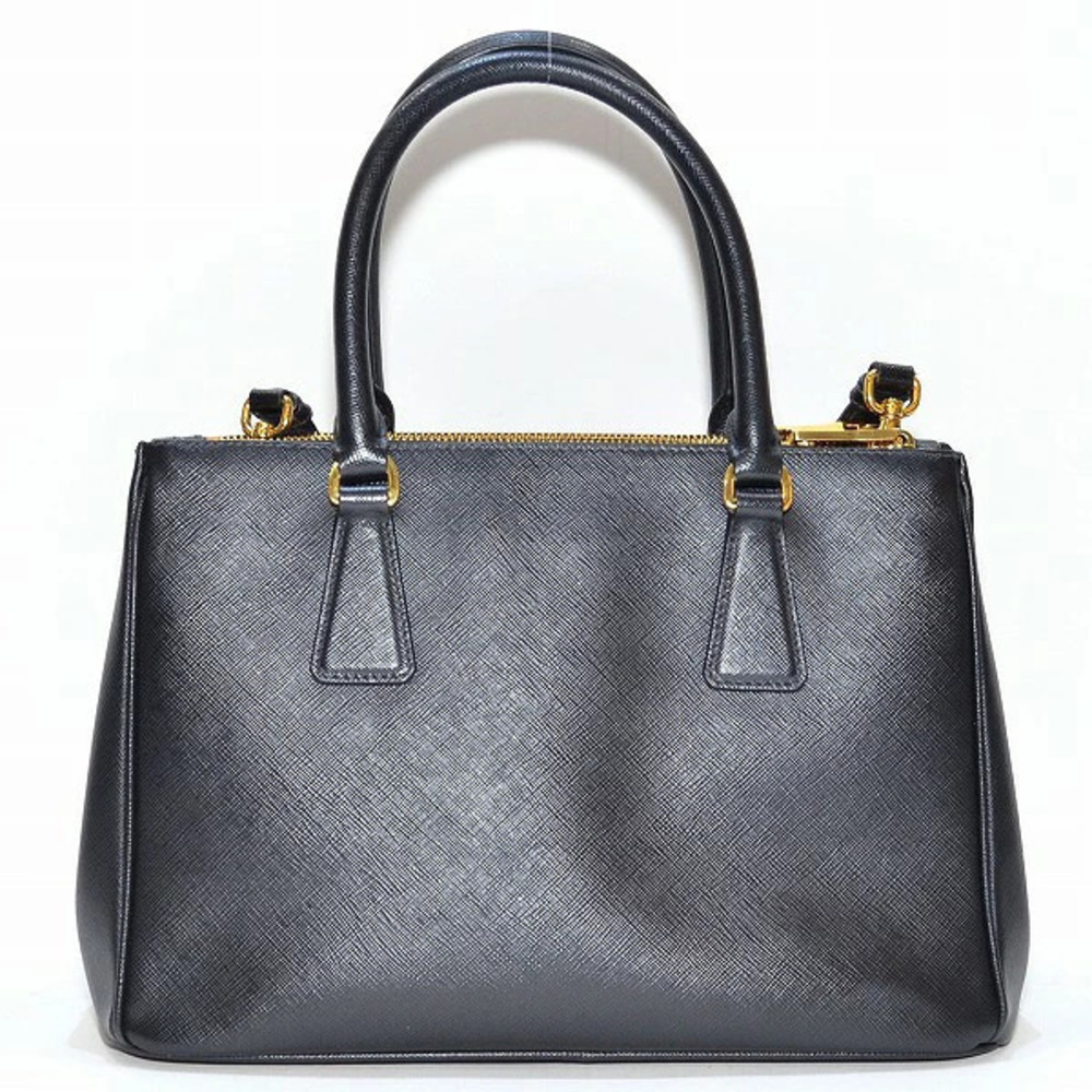 Prada Handbag A Nero Black Galleria Shoulder Bag